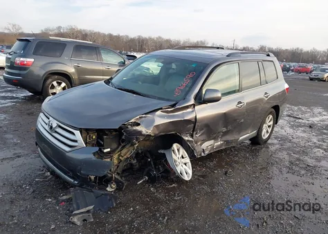 2012 Toyota Highlander Se V6 из США, поврежденный, VIN 5TDBK3EHXCS121798